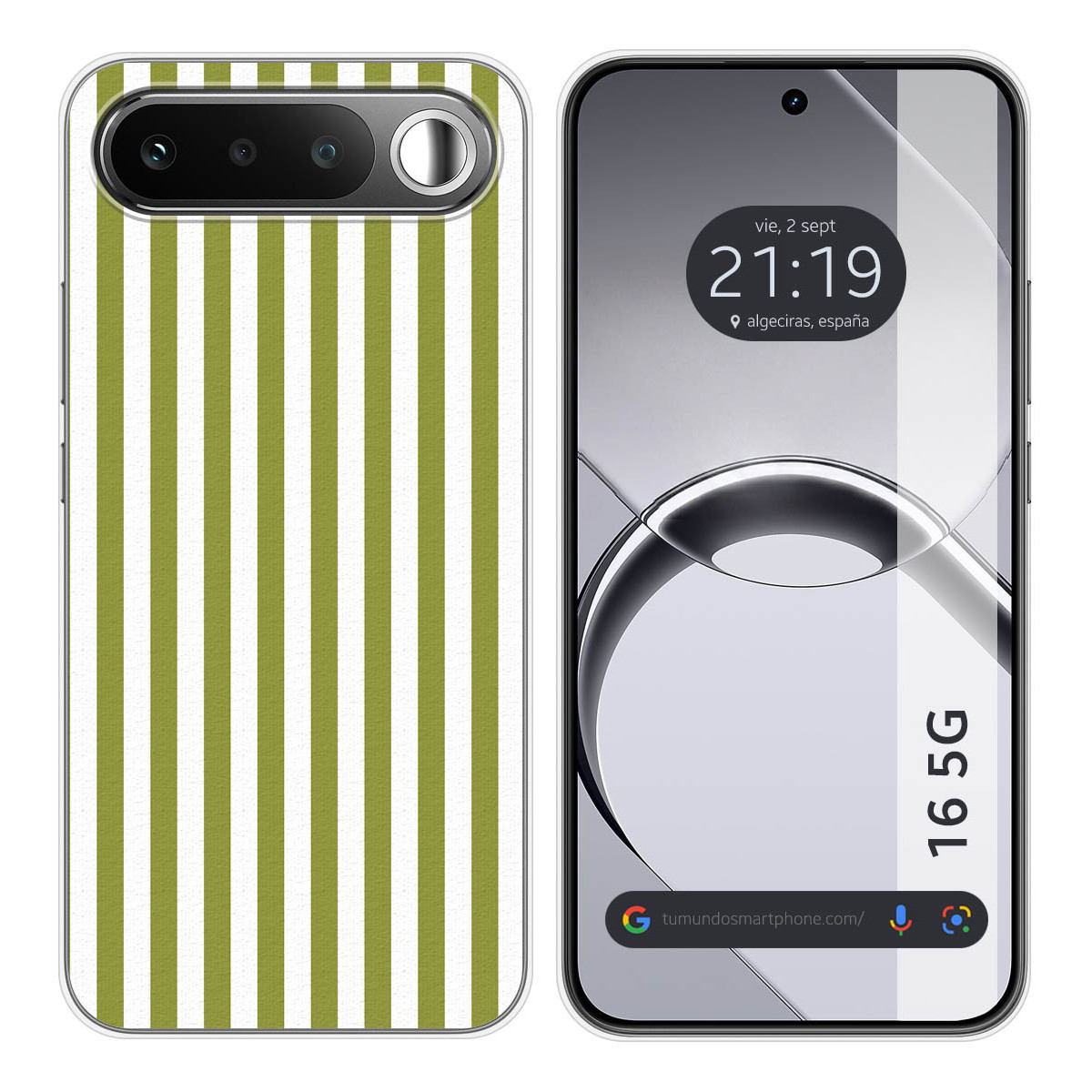 Funda Silicona para Realme 16 5G diseño Lines 02 Dibujos