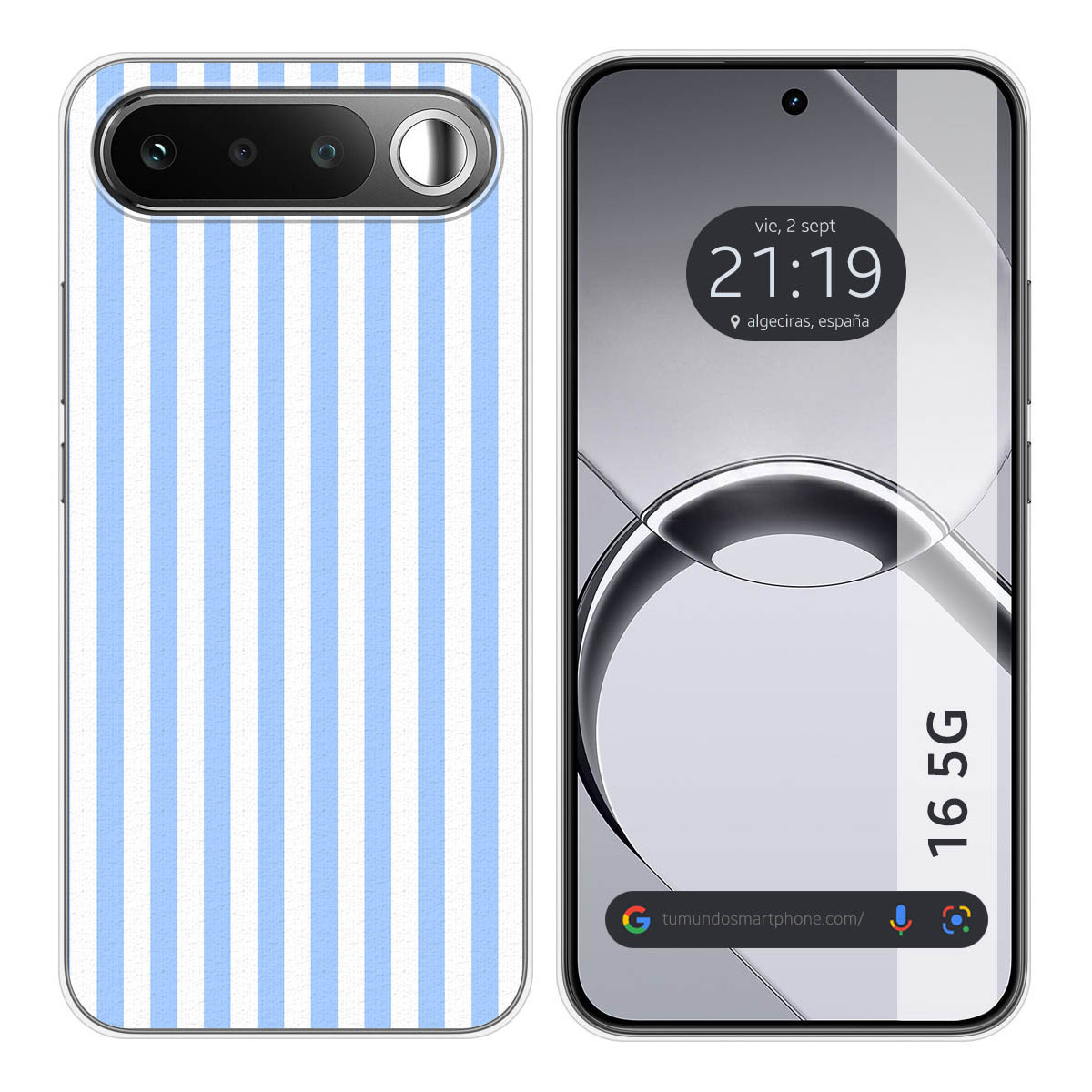 Funda Silicona para Realme 16 5G diseño Lines 04 Dibujos