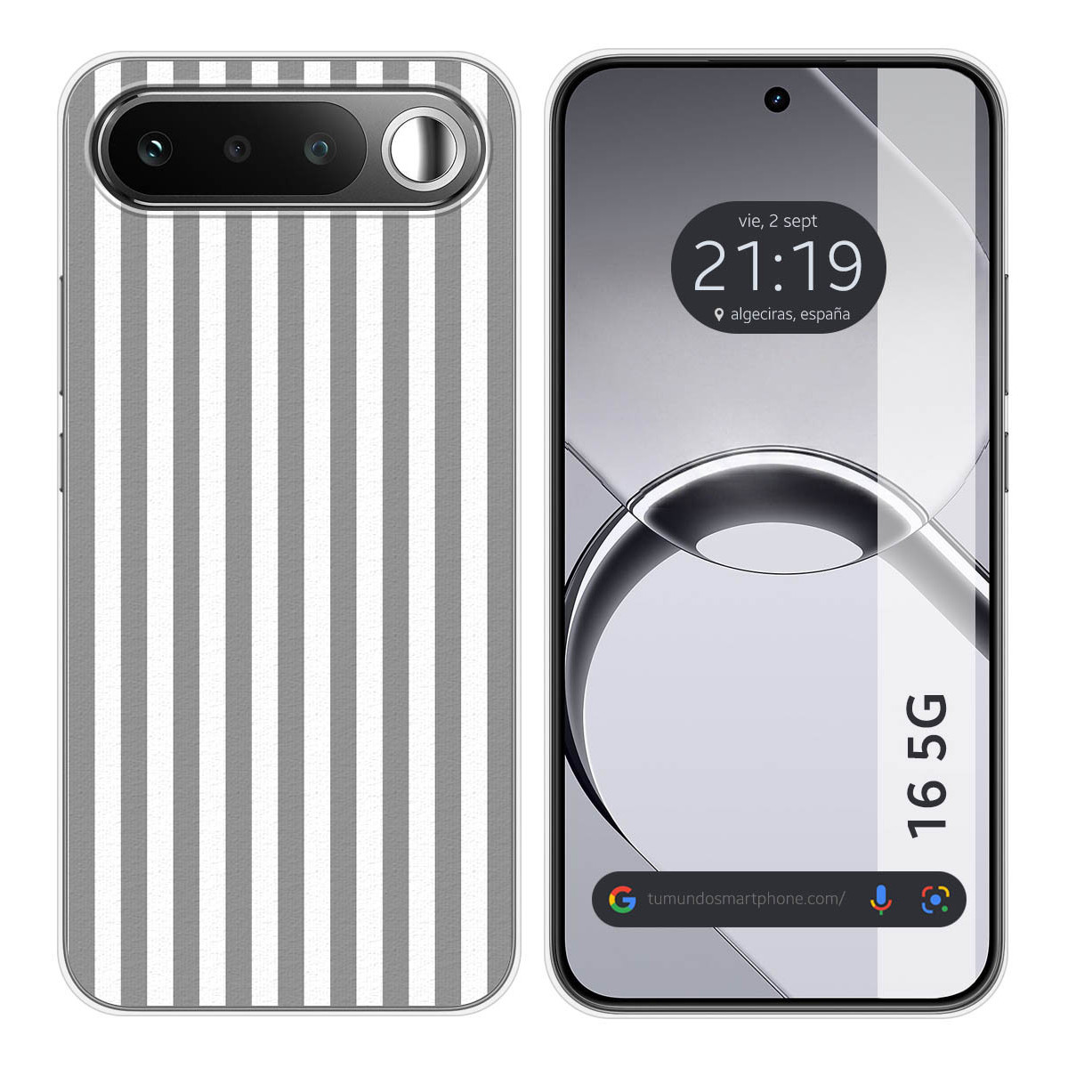Funda Silicona para Realme 16 5G diseño Lines 06 Dibujos