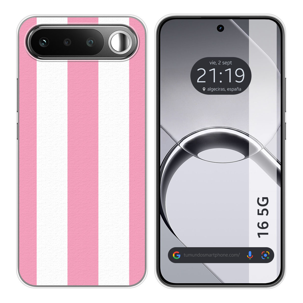 Funda Silicona para Realme 16 5G diseño Lines 07 Dibujos