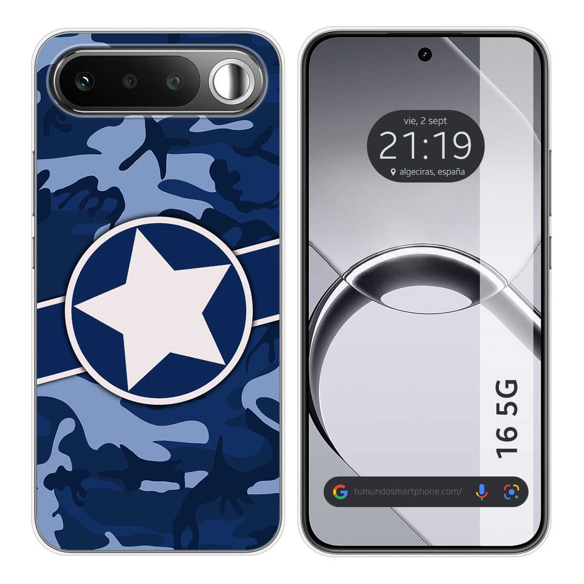 Funda Silicona para Realme 16 5G diseño Camuflaje 03 Dibujos