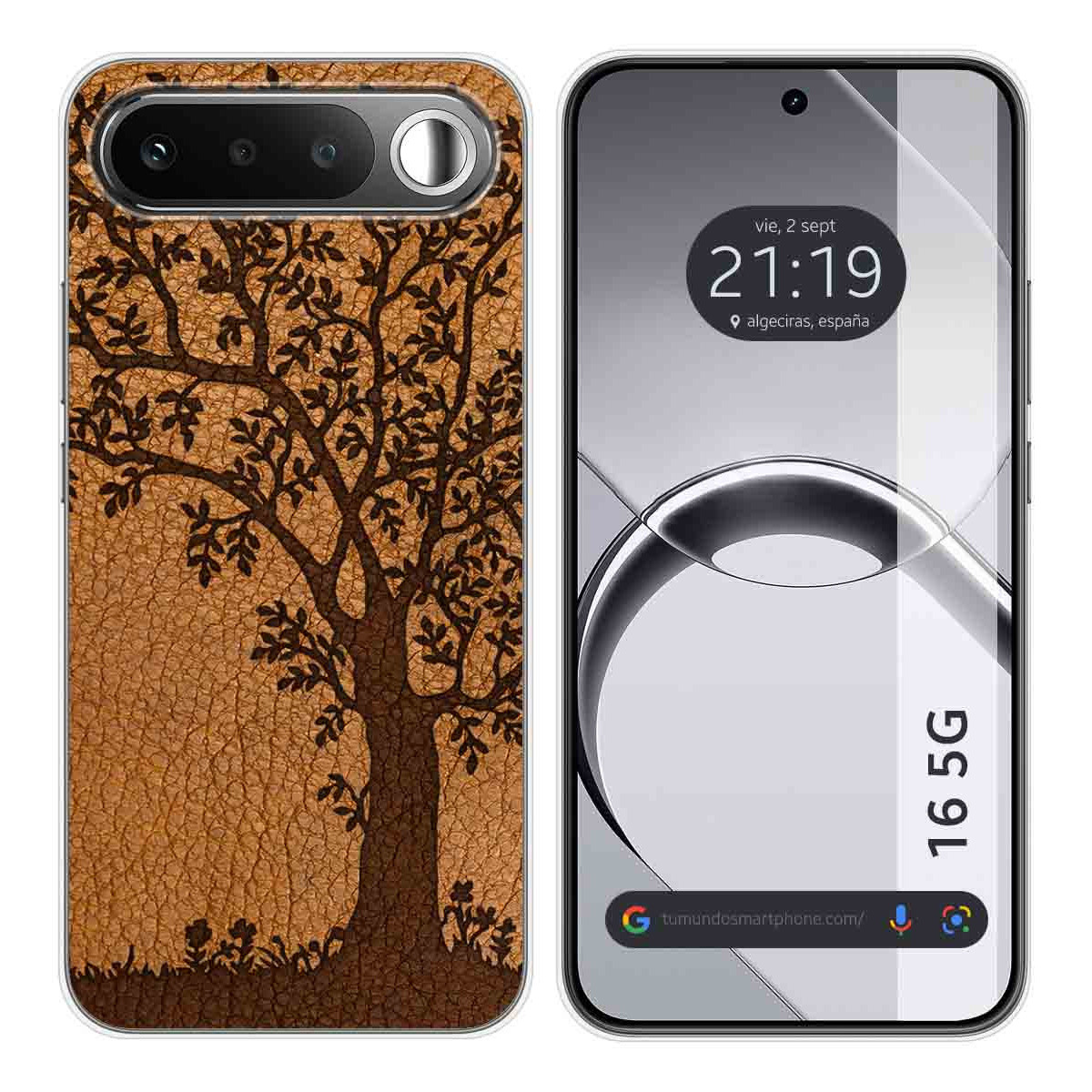 Funda Silicona para Realme 16 5G diseño Cuero 03 Dibujos