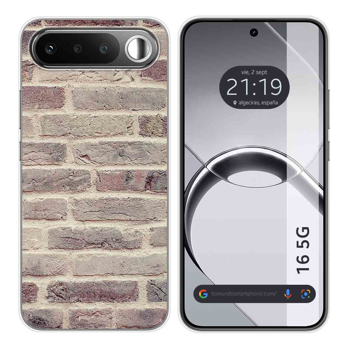 Funda Silicona para Realme 16 5G diseño Ladrillo 01 Dibujos