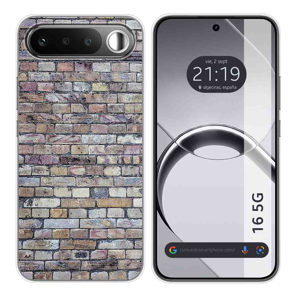 Funda Silicona para Realme 16 5G diseño Ladrillo 02 Dibujos