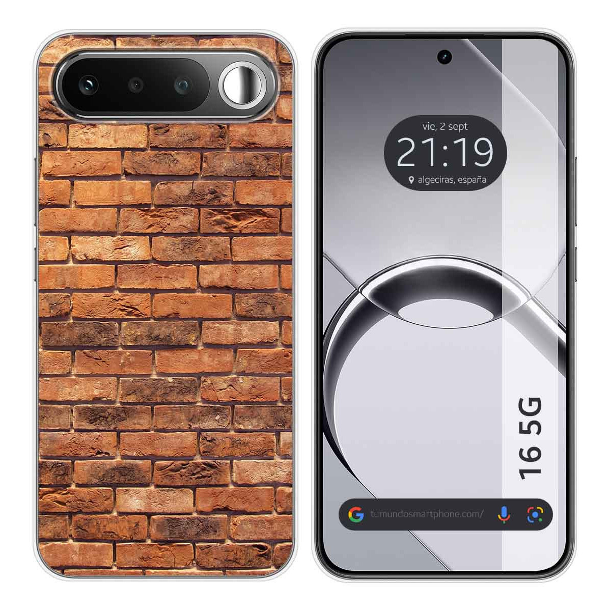 Funda Silicona para Realme 16 5G diseño Ladrillo 04 Dibujos