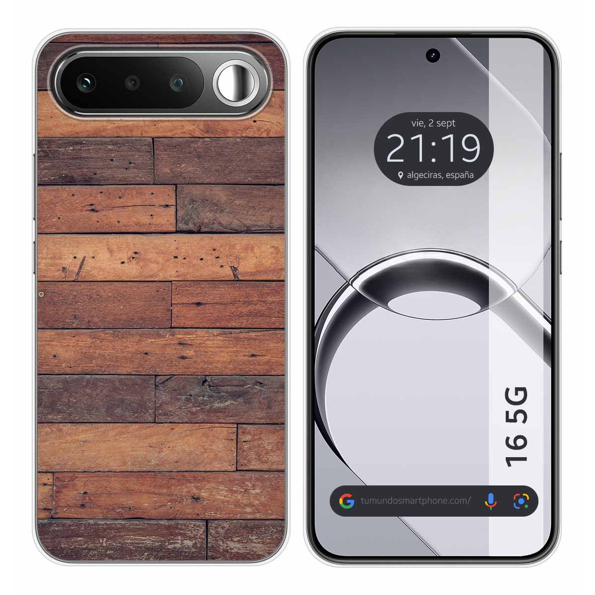 Funda Silicona para Realme 16 5G diseño Madera 03 Dibujos