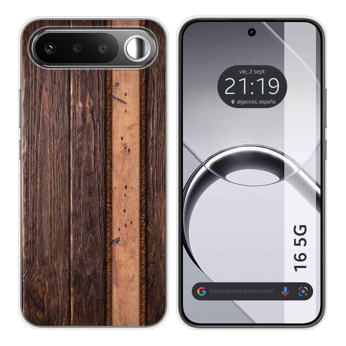 Funda Silicona para Realme 16 5G diseño Madera 05 Dibujos