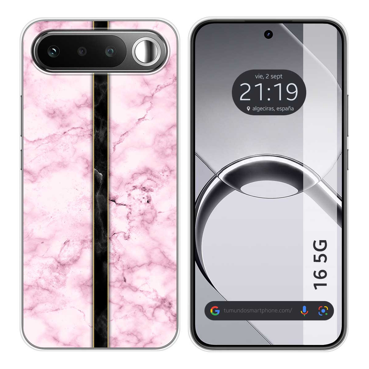 Funda Silicona para Realme 16 5G diseño Mármol 04 Dibujos