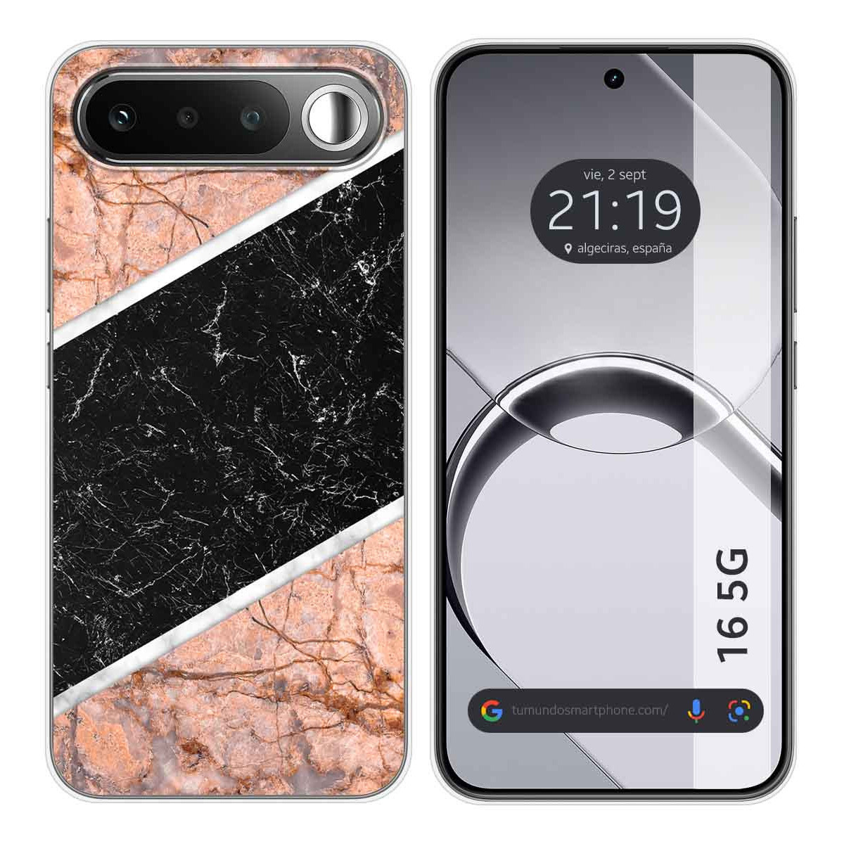Funda Silicona para Realme 16 5G diseño Mármol 07 Dibujos