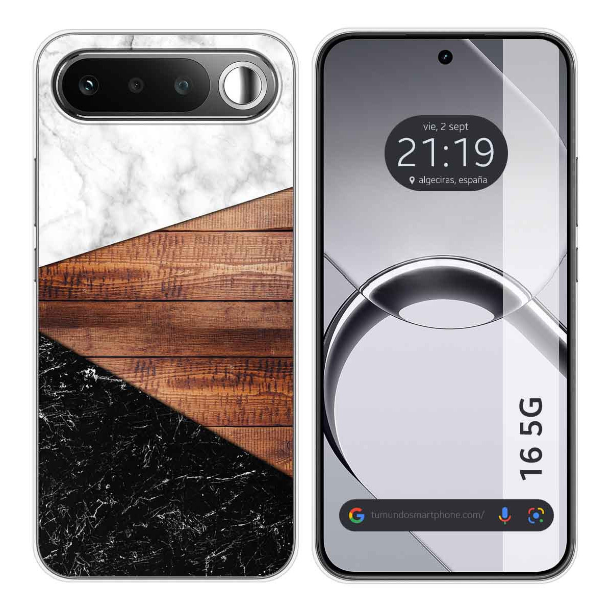 Funda Silicona para Realme 16 5G diseño Mármol 11 Dibujos