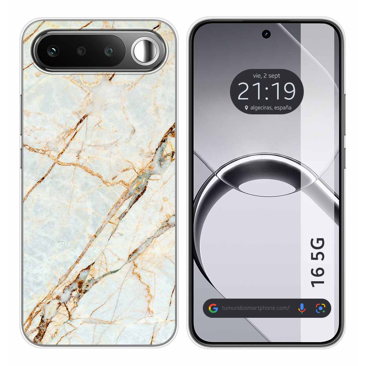 Funda Silicona para Realme 16 5G diseño Mármol 13 Dibujos