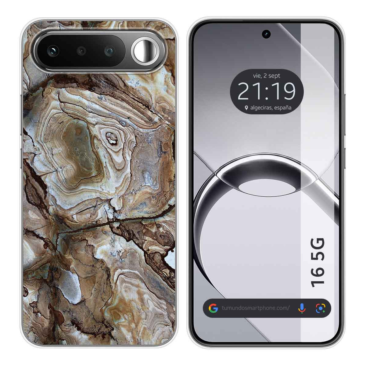 Funda Silicona para Realme 16 5G diseño Mármol 14 Dibujos