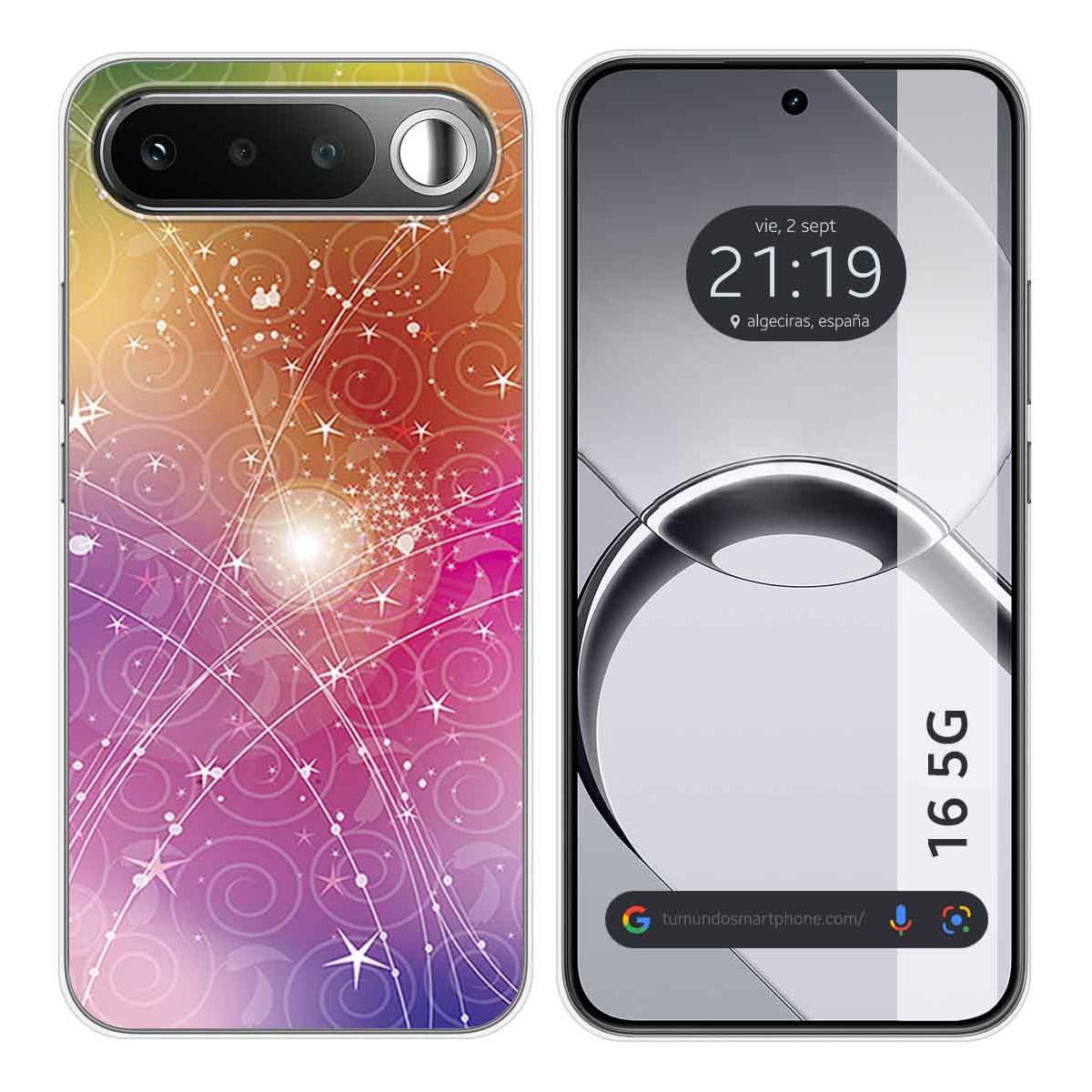 Funda Silicona para Realme 16 5G diseño Abstracto Dibujos