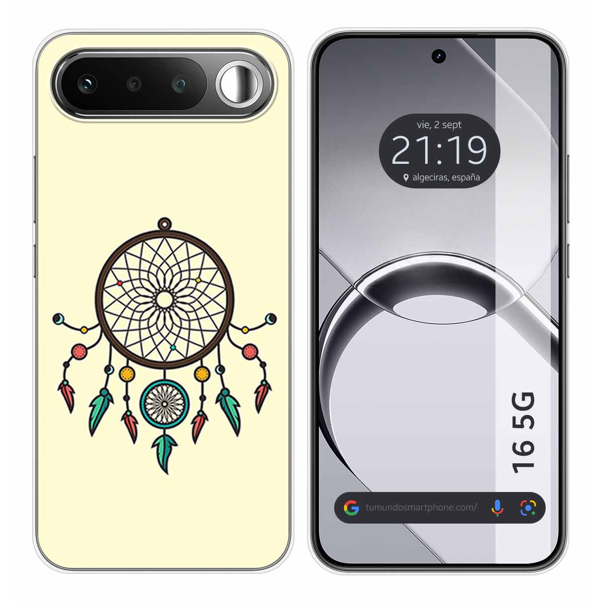Funda Silicona para Realme 16 5G diseño Atrapasueños Dibujos