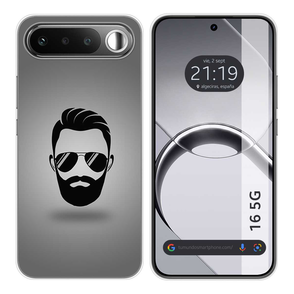 Funda Silicona para Realme 16 5G diseño Barba Dibujos