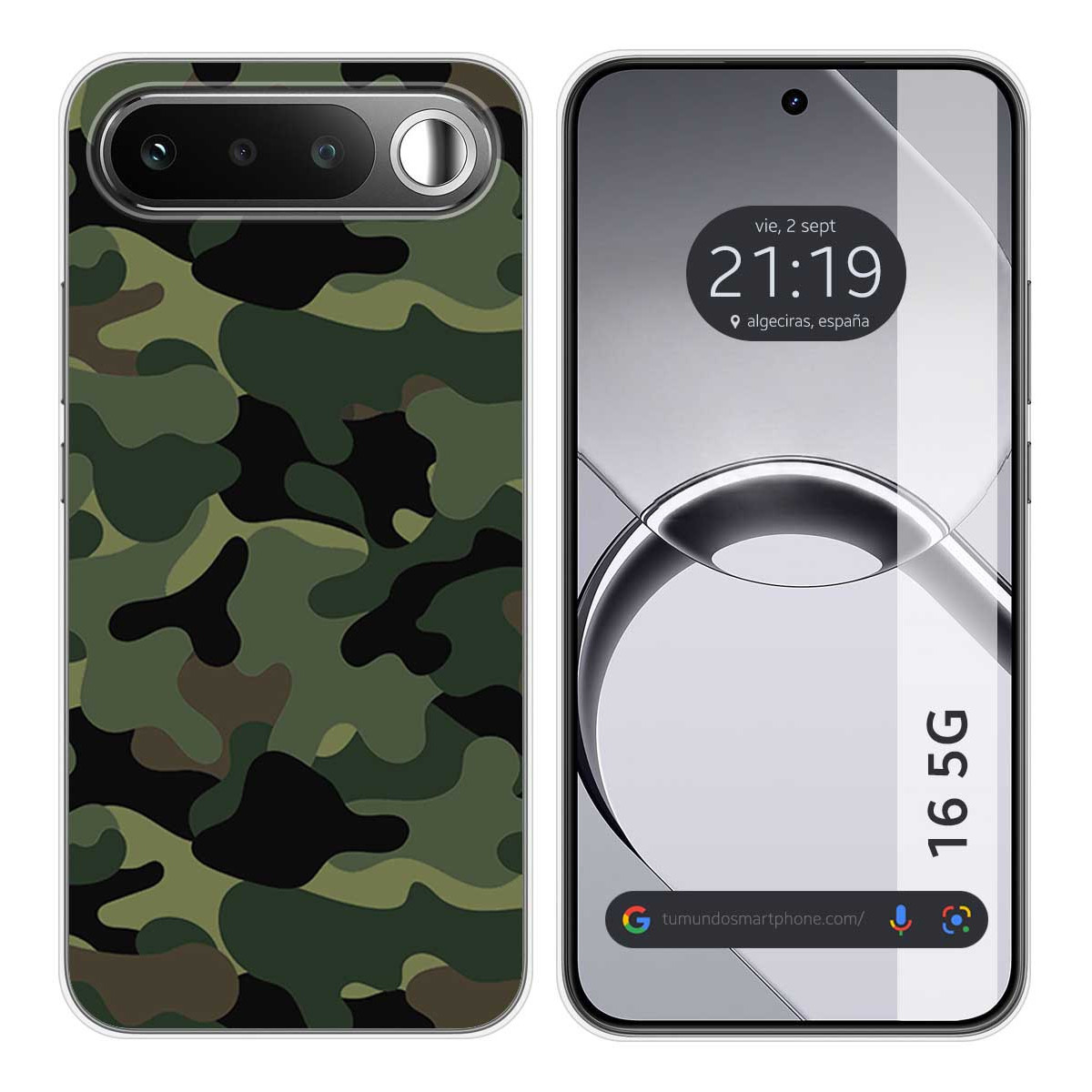 Funda Silicona para Realme 16 5G diseño Camuflaje Dibujos