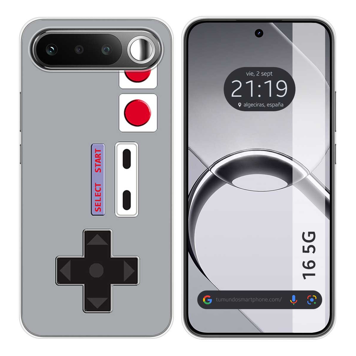 Funda Silicona para Realme 16 5G diseño Consola Dibujos