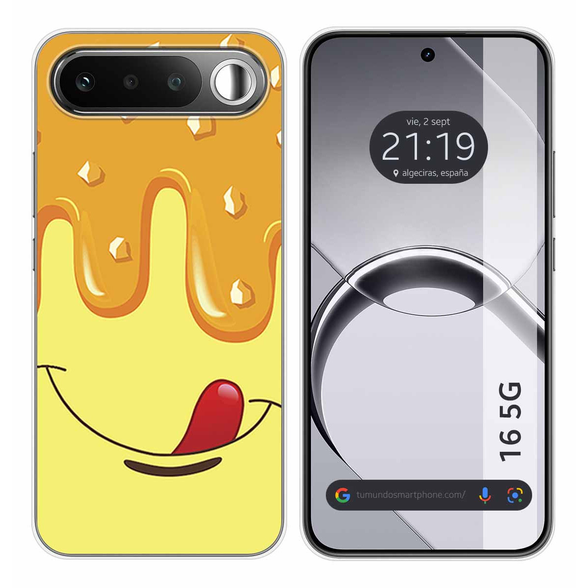 Funda Silicona para Realme 16 5G diseño Helado Vainilla Dibujos