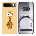 Funda Silicona para Realme 16 5G diseño Jirafa Dibujos
