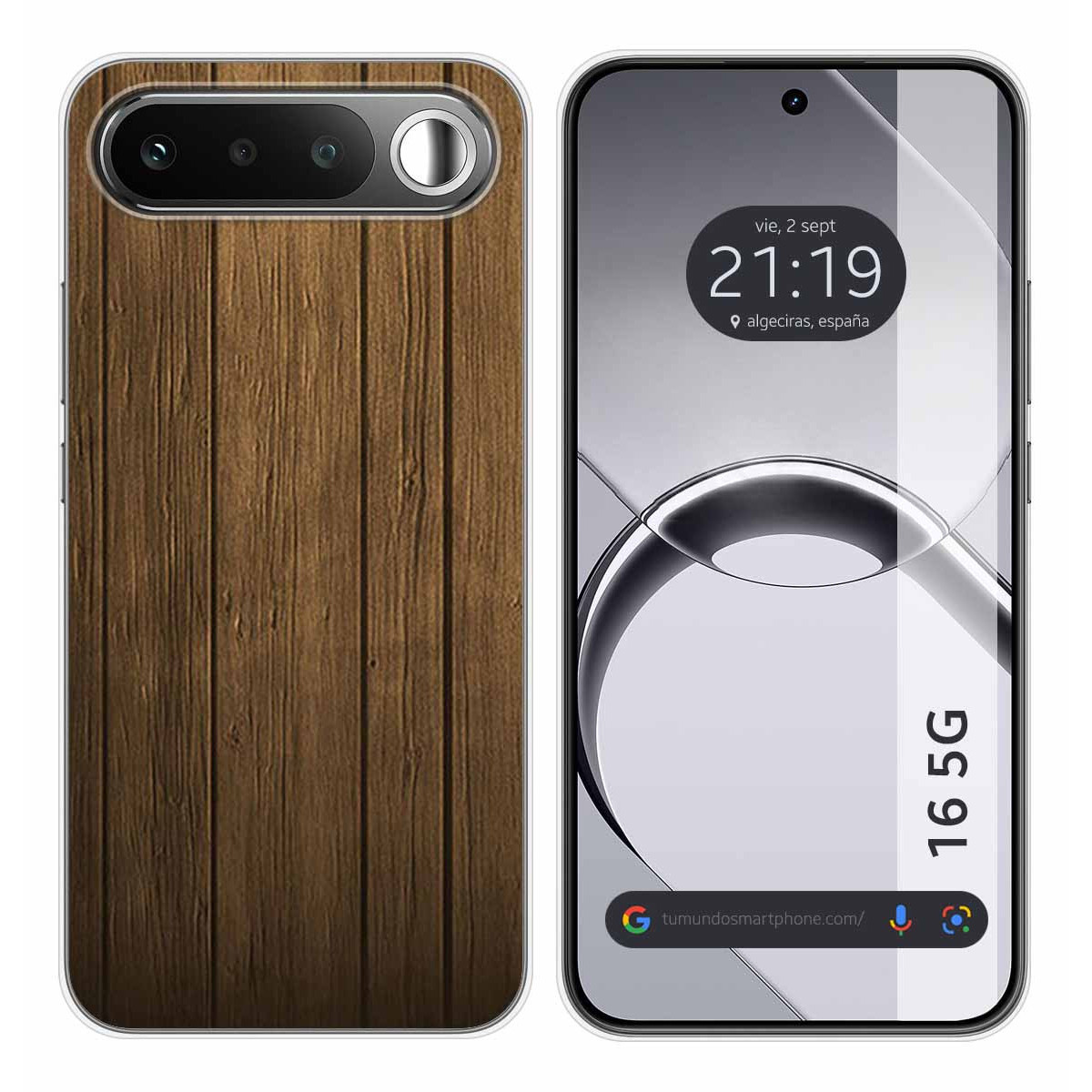 Funda Silicona para Realme 16 5G diseño Madera Dibujos