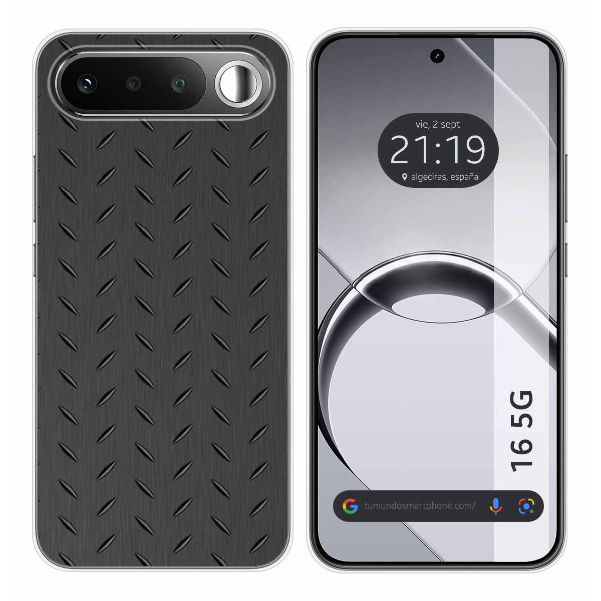 Funda Silicona para Realme 16 5G diseño Metal Dibujos