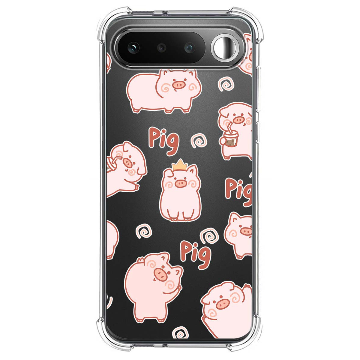 Funda Silicona Antigolpes para Realme 16 5G diseño Cerdos Dibujos
