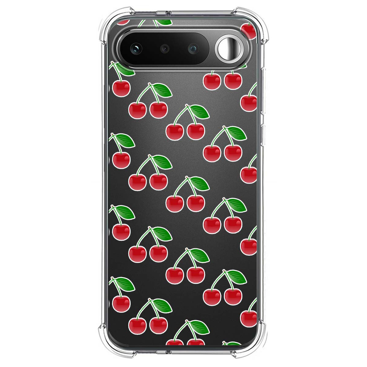 Funda Silicona Antigolpes para Realme 16 5G diseño Cerezas Dibujos