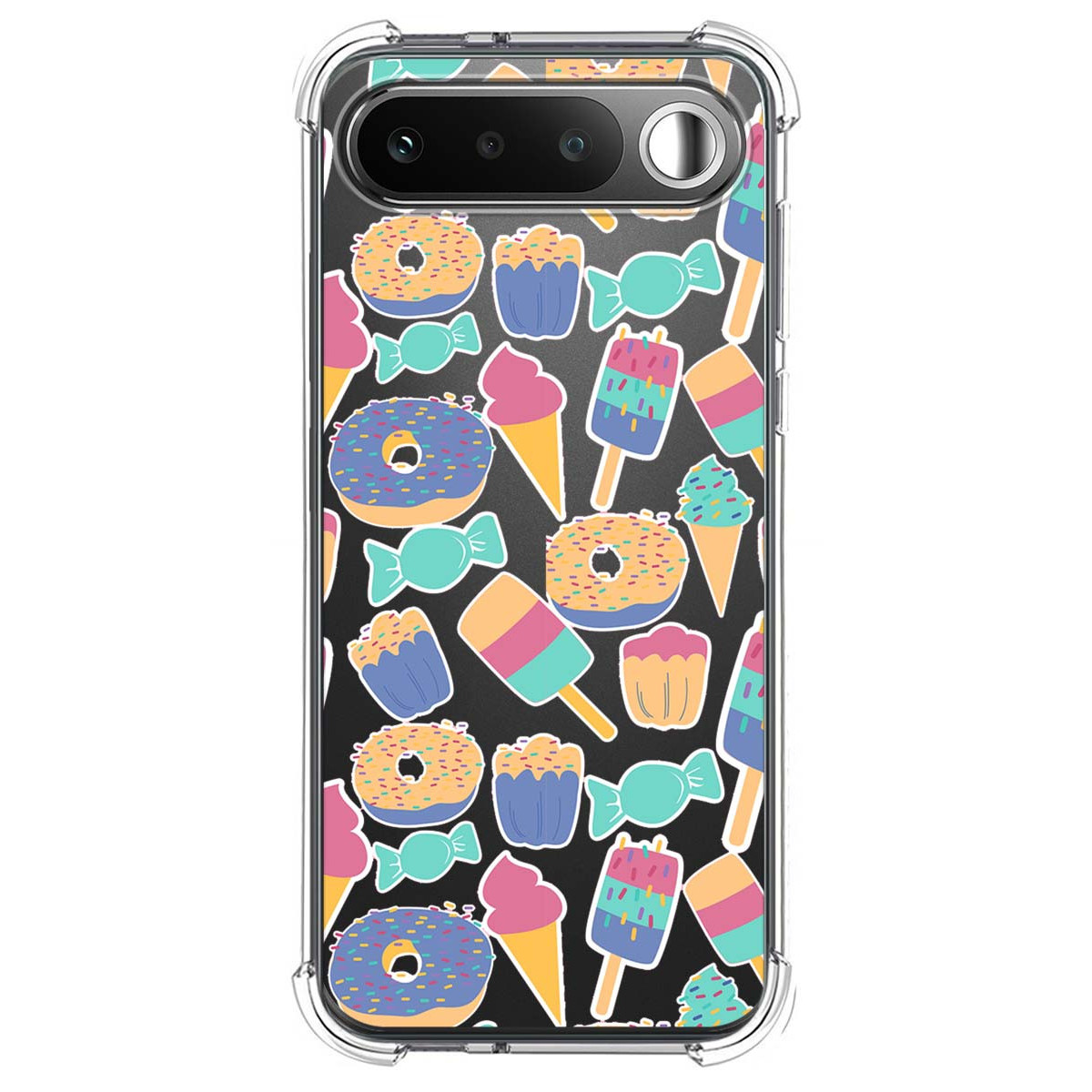 Funda Silicona Antigolpes para Realme 16 5G diseño Dulces 02 Dibujos