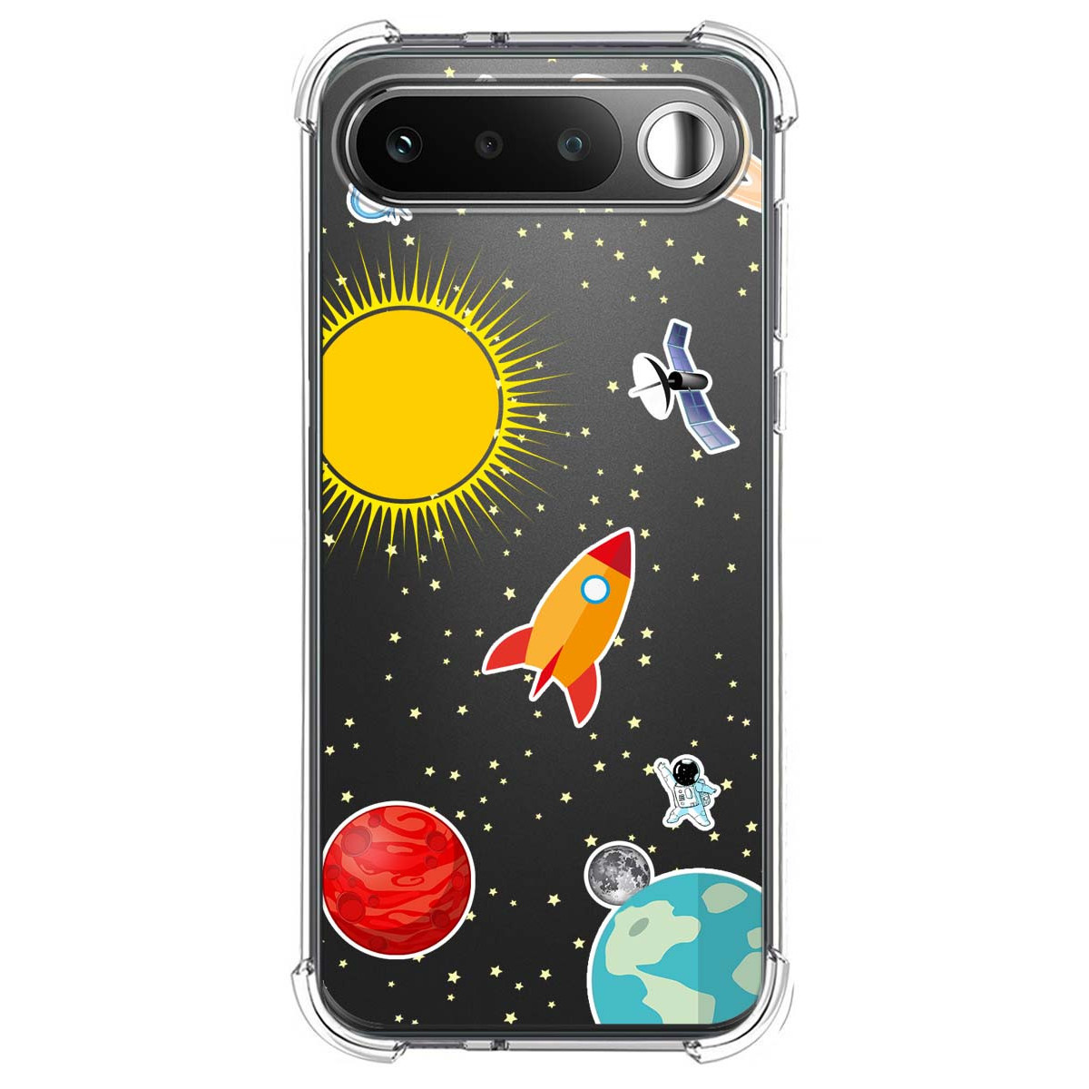 Funda Silicona Antigolpes para Realme 16 5G diseño Espacio Dibujos
