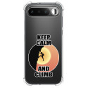Funda Silicona Antigolpes para Realme 16 5G diseño Hombre Escalada Dibujos