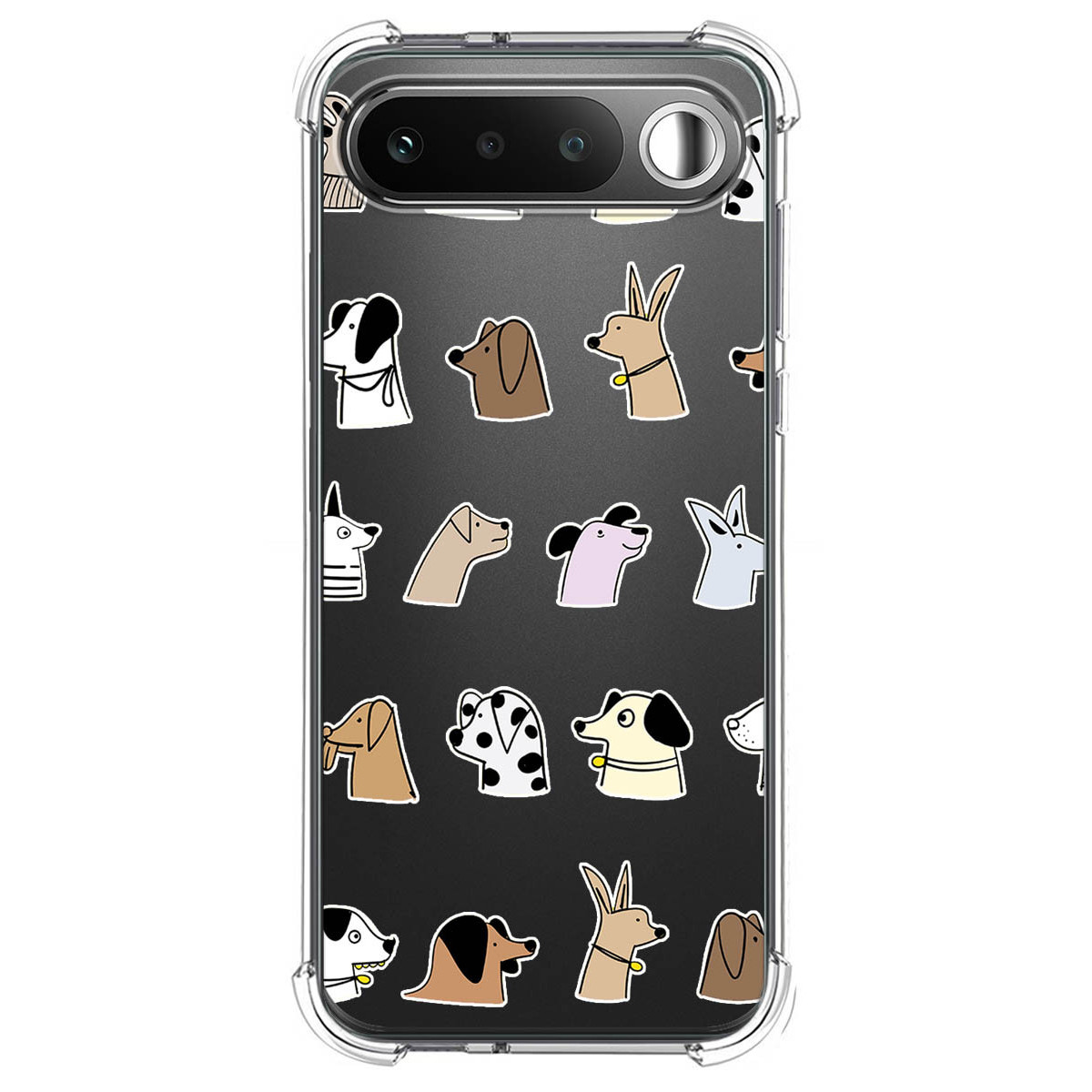 Funda Silicona Antigolpes para Realme 16 5G diseño Perros Dibujos