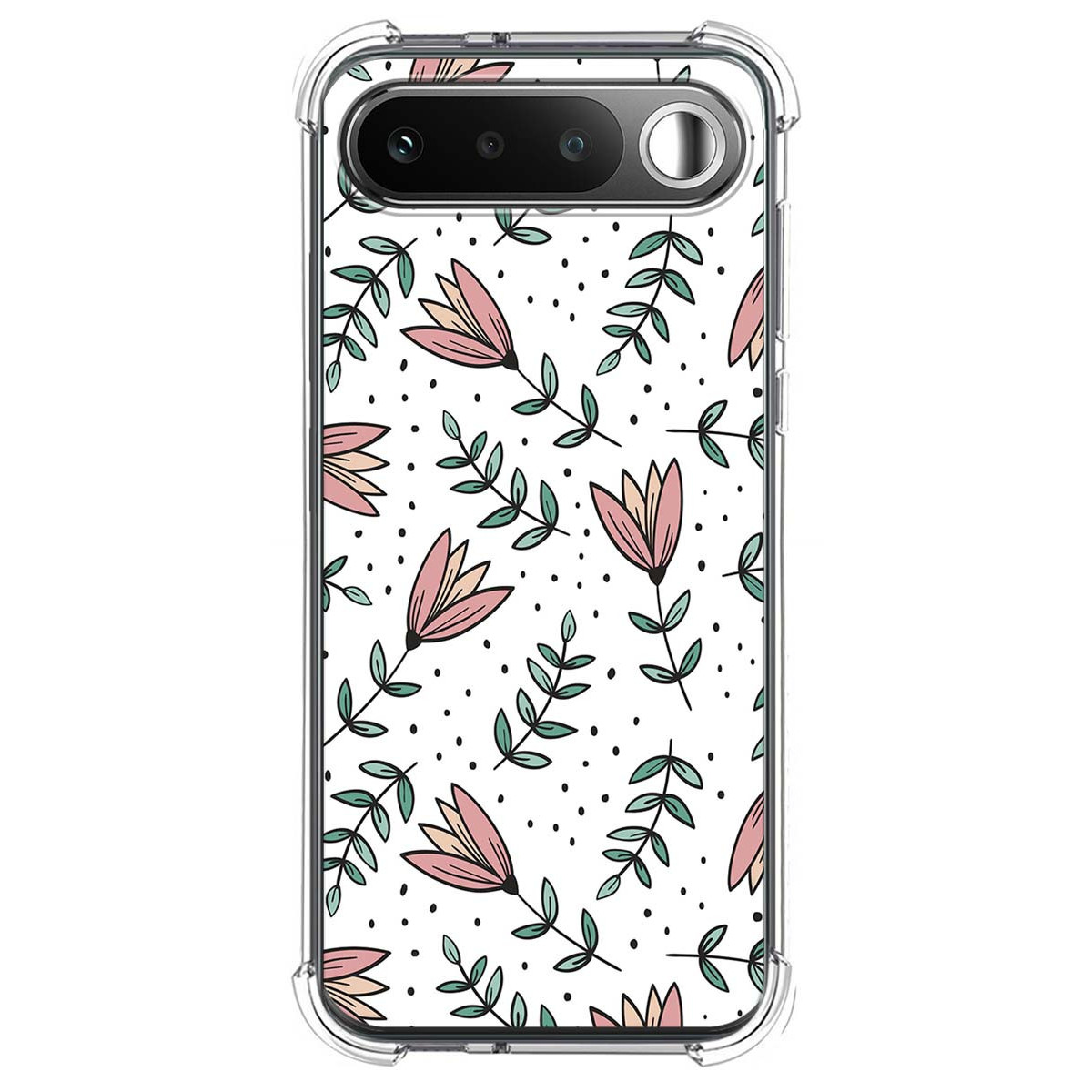 Funda Silicona Antigolpes para Realme 16 5G diseño Flores 01 Dibujos