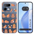 Funda Silicona Transparente para Realme 16 Pro 5G diseño Capibara 01 Dibujos