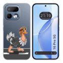 Funda Silicona Transparente para Realme 16 Pro 5G diseño Avestruz Dibujos