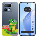 Funda Silicona Transparente para Realme 16 Pro 5G diseño Coco Dibujos