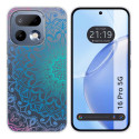 Funda Silicona Transparente para Realme 16 Pro 5G diseño Mandala Dibujos
