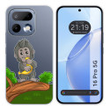 Funda Silicona Transparente para Realme 16 Pro 5G diseño Mono Dibujos
