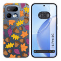 Funda Silicona Transparente para Realme 16 Pro 5G diseño Otoño Dibujos