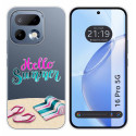 Funda Silicona Transparente para Realme 16 Pro 5G diseño Summer Dibujos