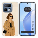 Funda Silicona para Realme 16 Pro 5G diseño Mujer 01 Dibujos