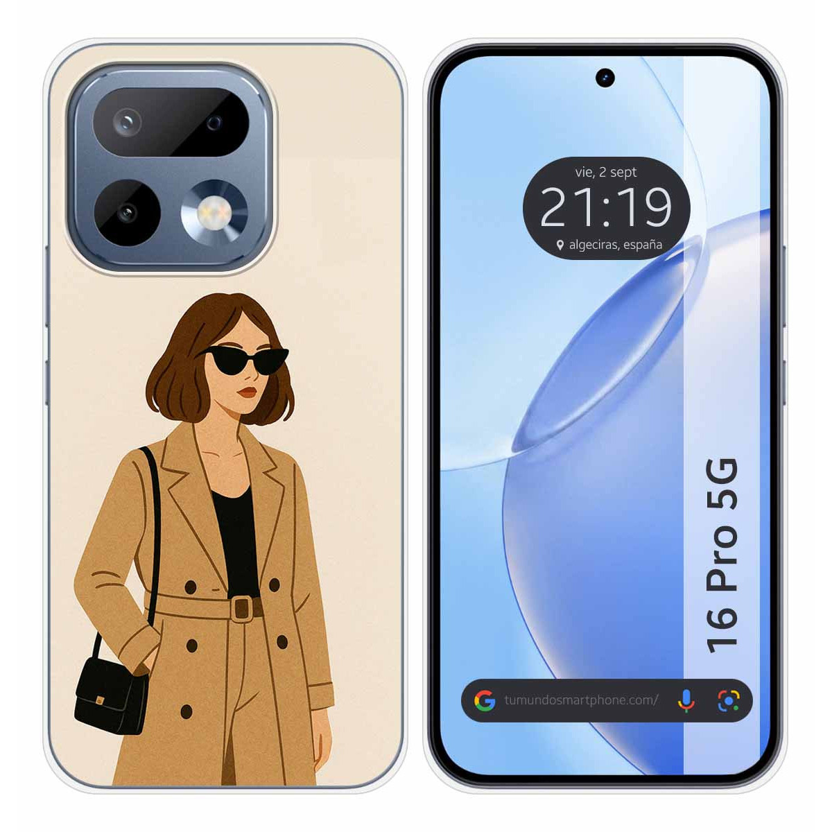 Funda Silicona para Realme 16 Pro 5G diseño Mujer 01 Dibujos