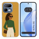 Funda Silicona para Realme 16 Pro 5G diseño Mujer 02 Dibujos