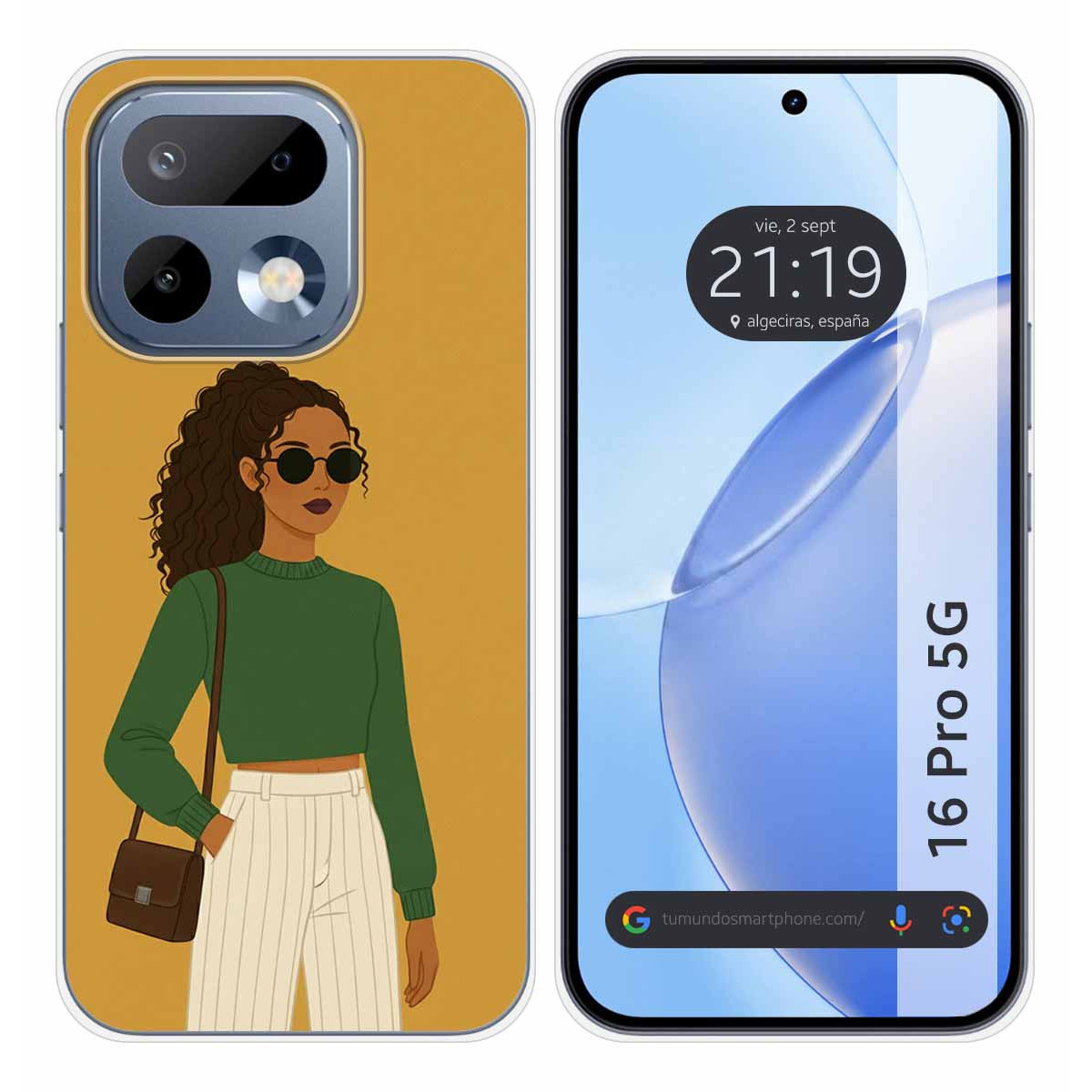 Funda Silicona para Realme 16 Pro 5G diseño Mujer 02 Dibujos