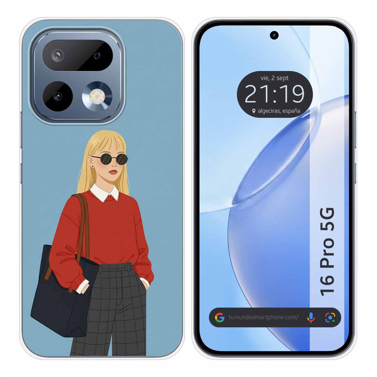 Funda Silicona para Realme 16 Pro 5G diseño Mujer 04 Dibujos