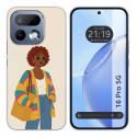 Funda Silicona para Realme 16 Pro 5G diseño Mujer 05 Dibujos