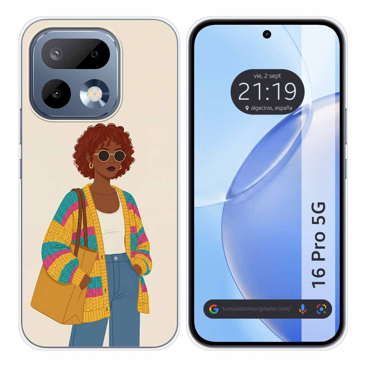 Funda Silicona para Realme 16 Pro 5G diseño Mujer 05 Dibujos