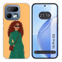 Funda Silicona para Realme 16 Pro 5G diseño Mujer 06 Dibujos