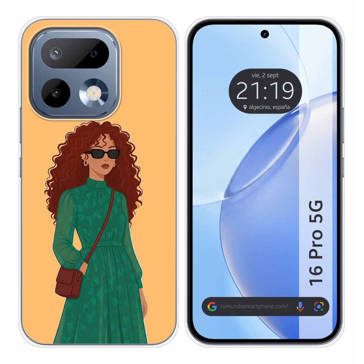 Funda Silicona para Realme 16 Pro 5G diseño Mujer 06 Dibujos