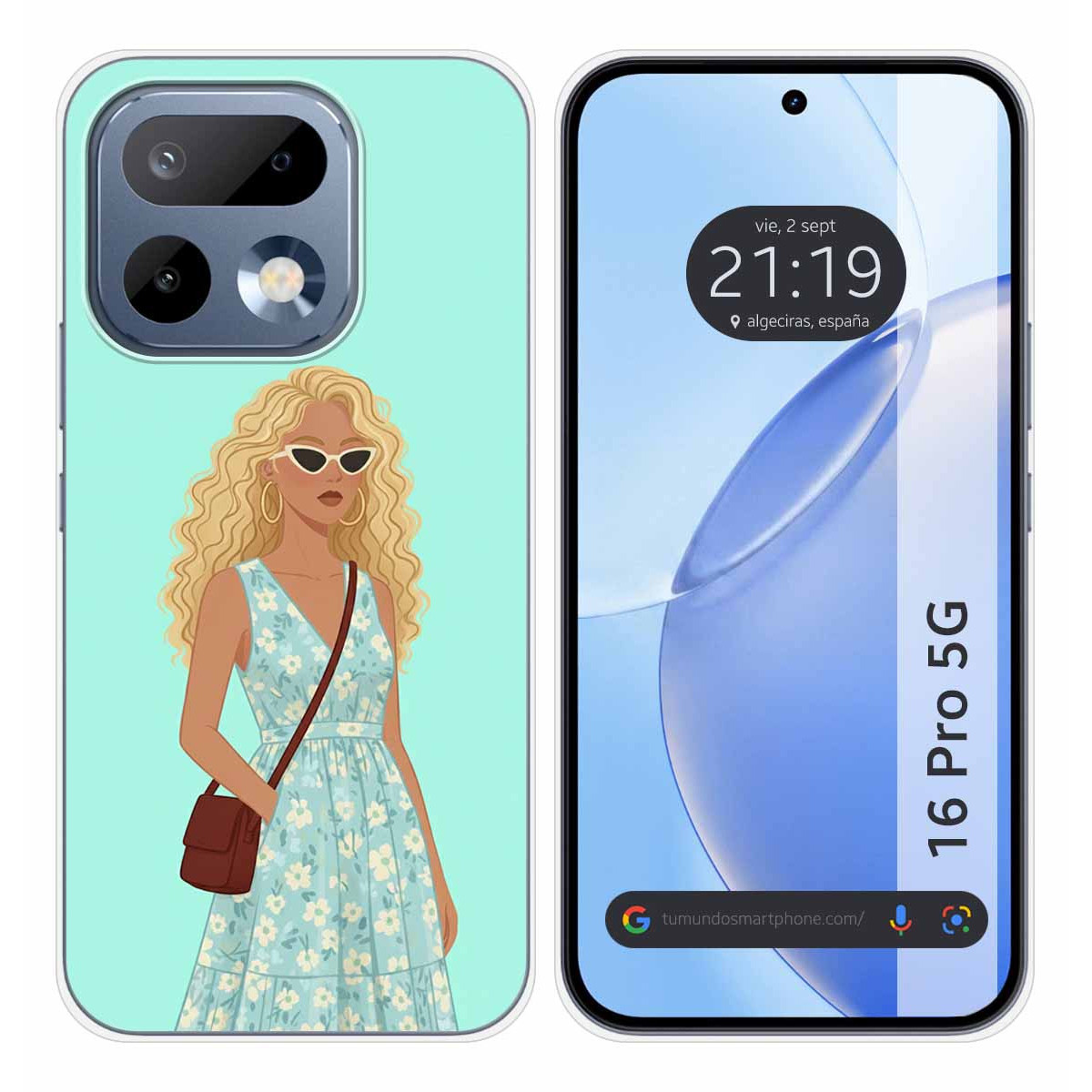 Funda Silicona para Realme 16 Pro 5G diseño Mujer 07 Dibujos