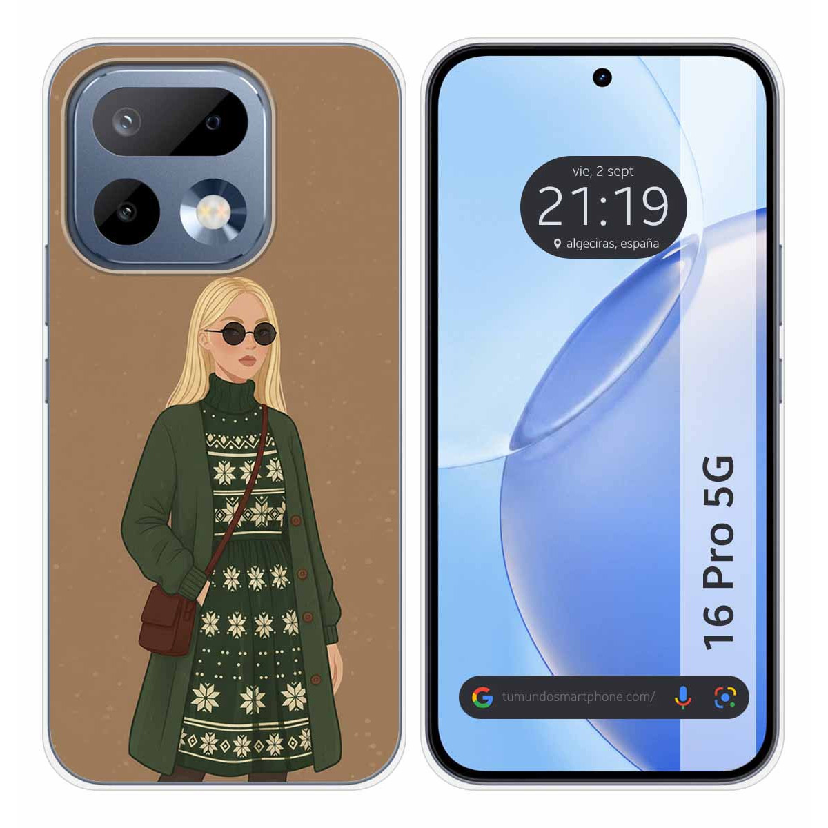 Funda Silicona para Realme 16 Pro 5G diseño Mujer 08 Dibujos